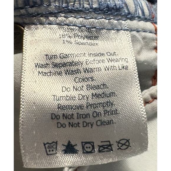 Eddie Bauer Slightly Curvy Skinny Ankle Jeans 12 Stretch Specially Dyed Print - Picture 3 of 3